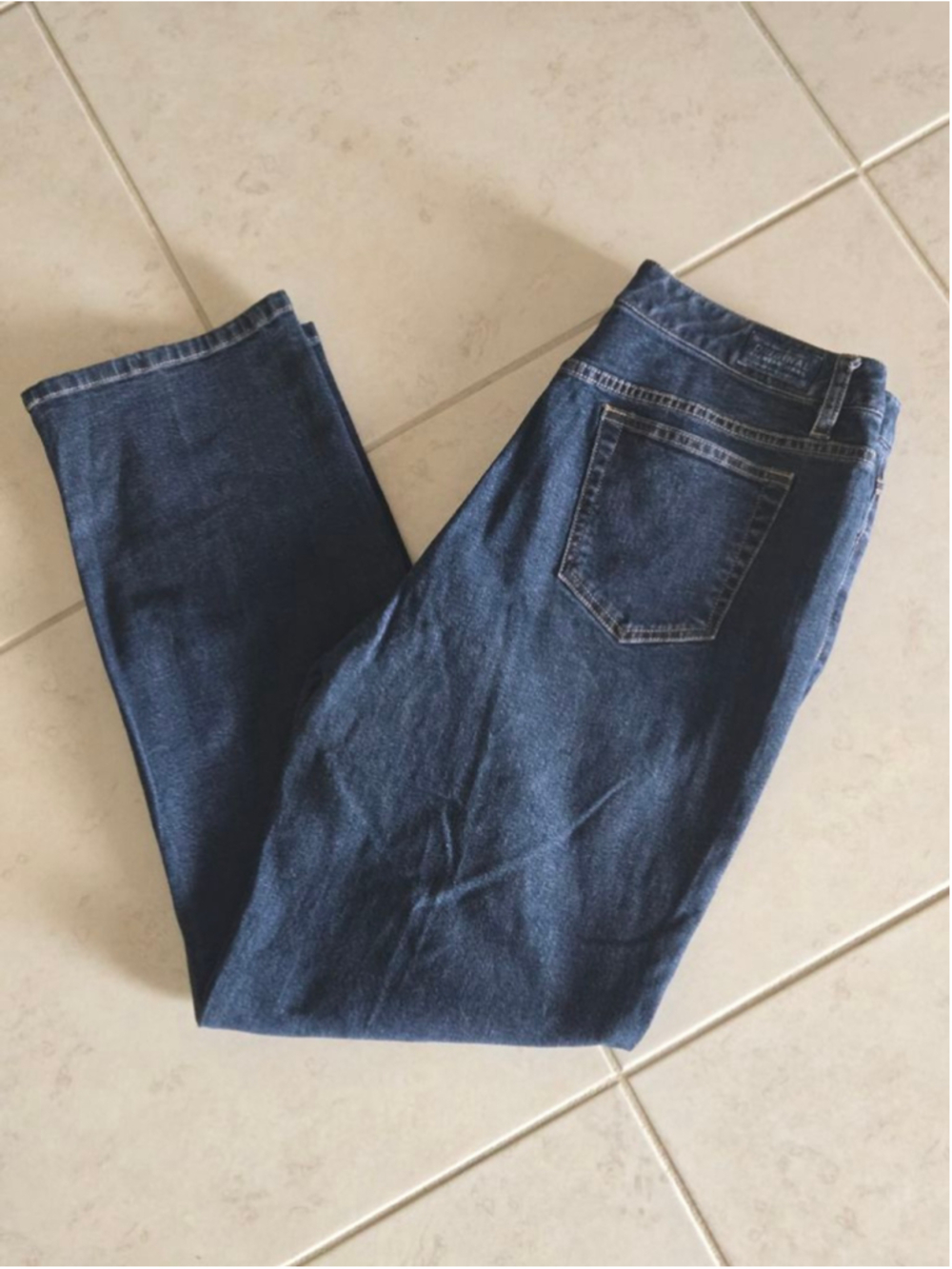 Vintage Liz Claiborne High Rise Dark Wash Straight Leg Jeans. Sz 12